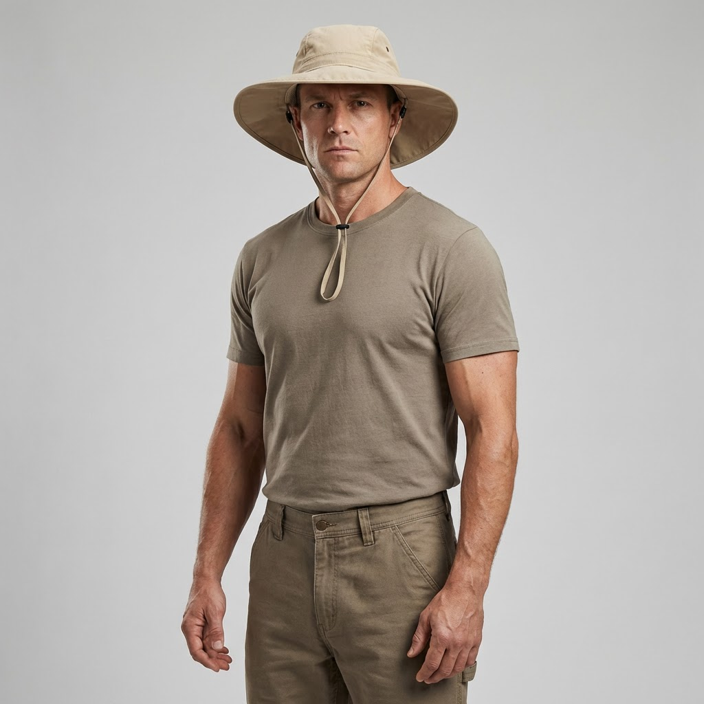 Cappello da Sole Bucket UPF 50+ per Uomo