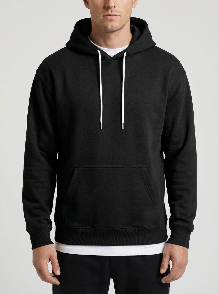 Felpa con Cappuccio Relaxed Fit per Uomini
