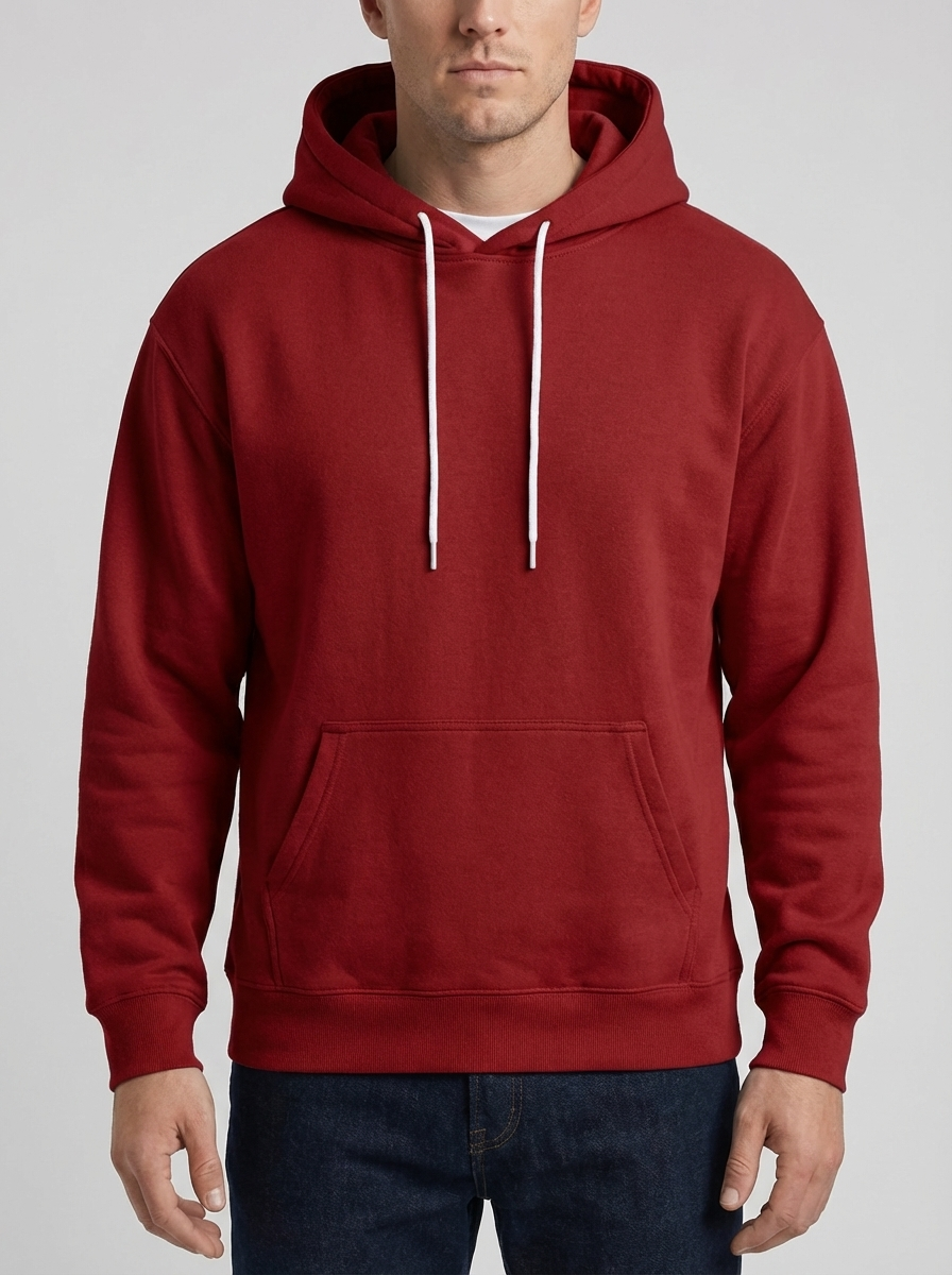 Felpa con Cappuccio Relaxed Fit per Uomini