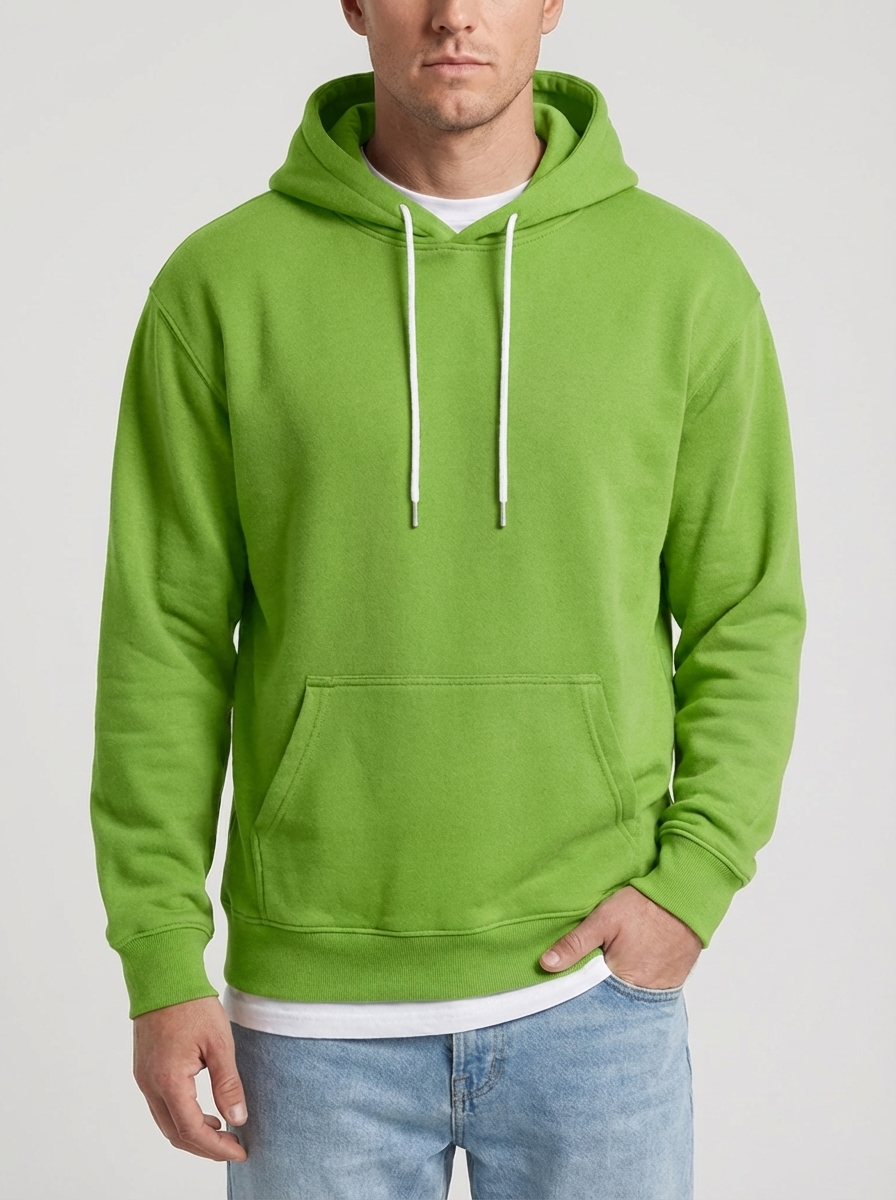 Felpa con Cappuccio Relaxed Fit per Uomini
