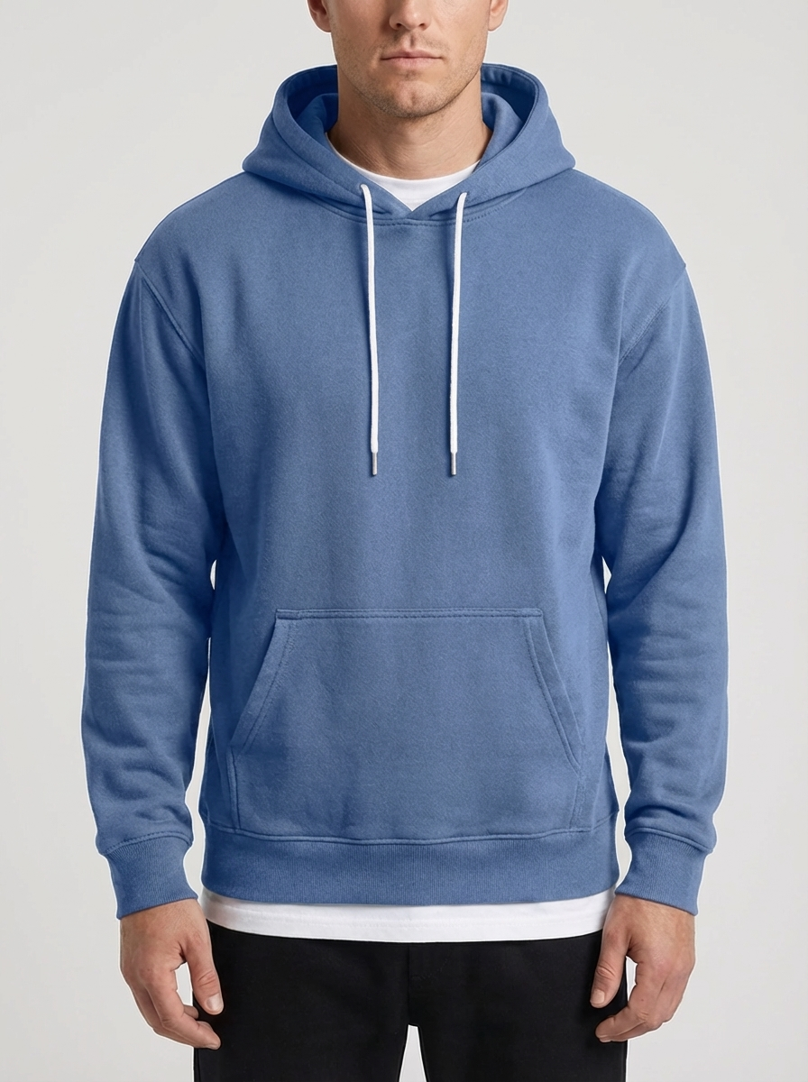 Felpa con Cappuccio Relaxed Fit per Uomini