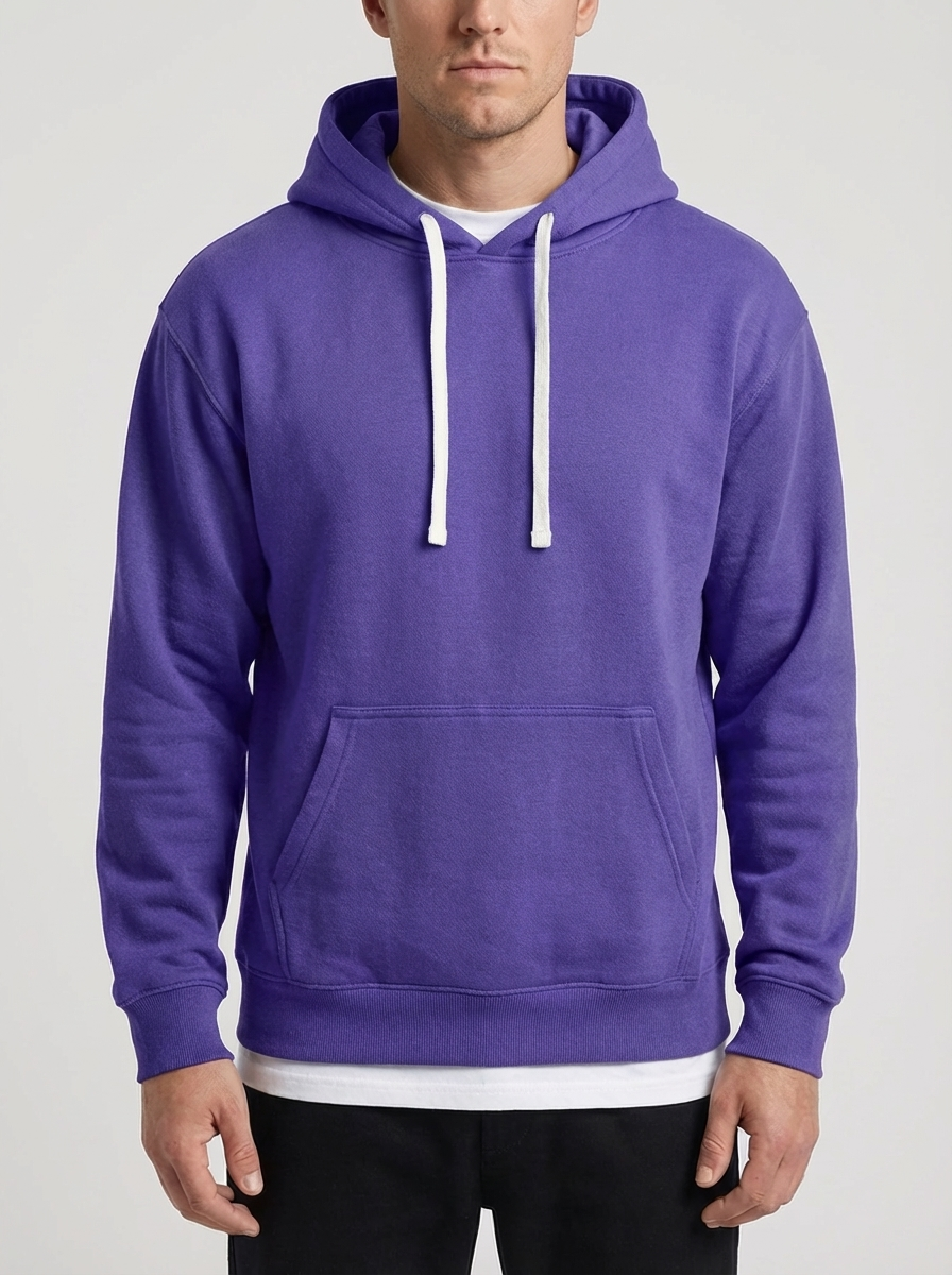Felpa con Cappuccio Relaxed Fit per Uomini