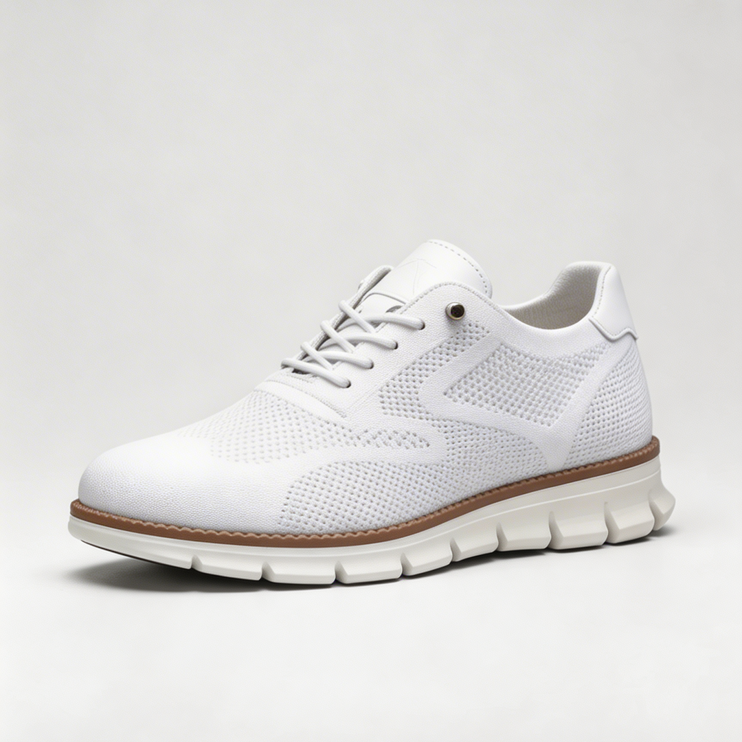 Sneaker Con Lacci In Rete Tessuta Traspirante Per Donne