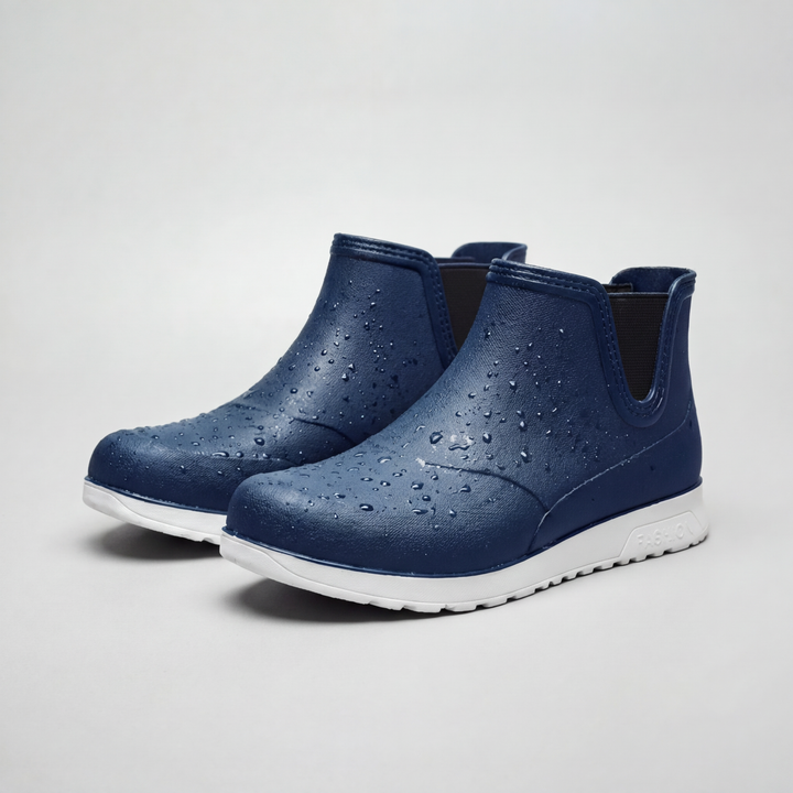 Stivale da Pioggia Waterproof Slip-On alla Caviglia