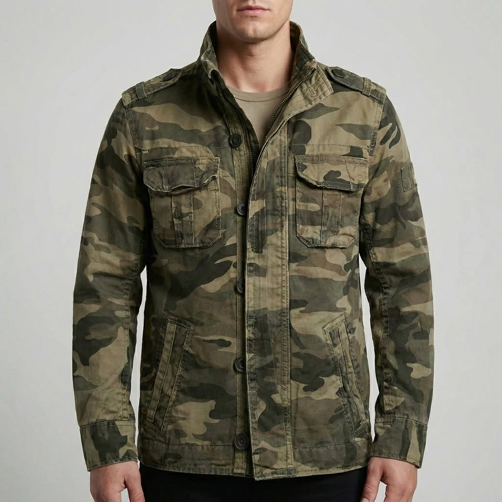 Giacca Campo Militare Camuffata Per Uomini