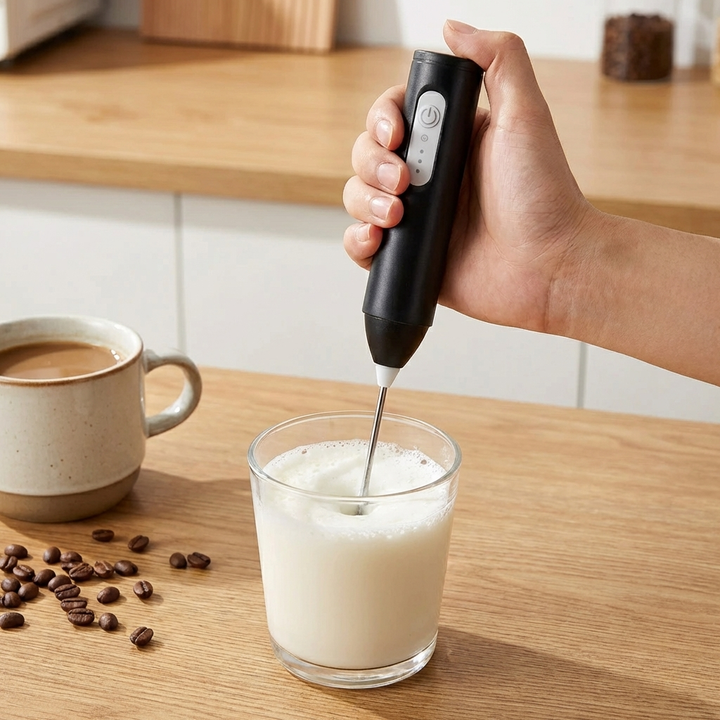 Frullino Latte Portatile Senza Filo Ricaricabile