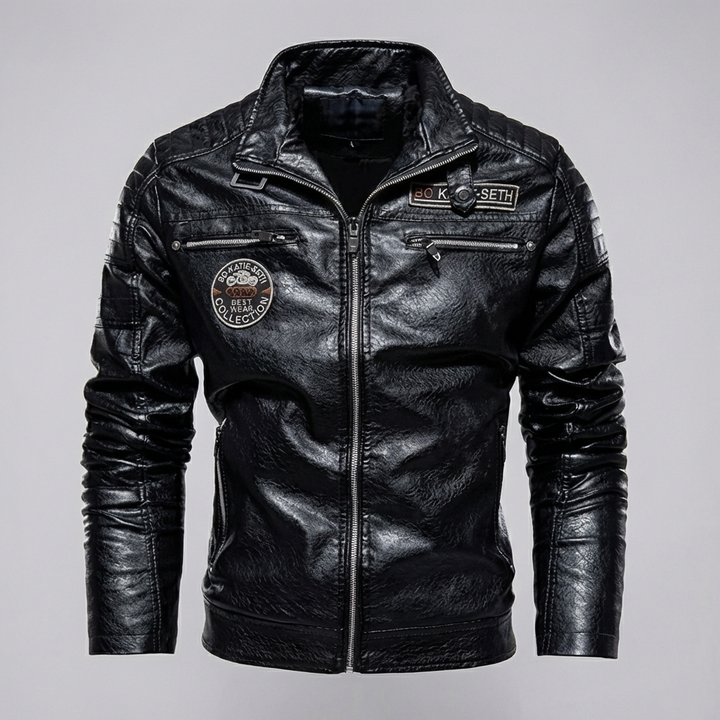 Giacca in Pelle per Uomini Stile Audace Taglio Timeless