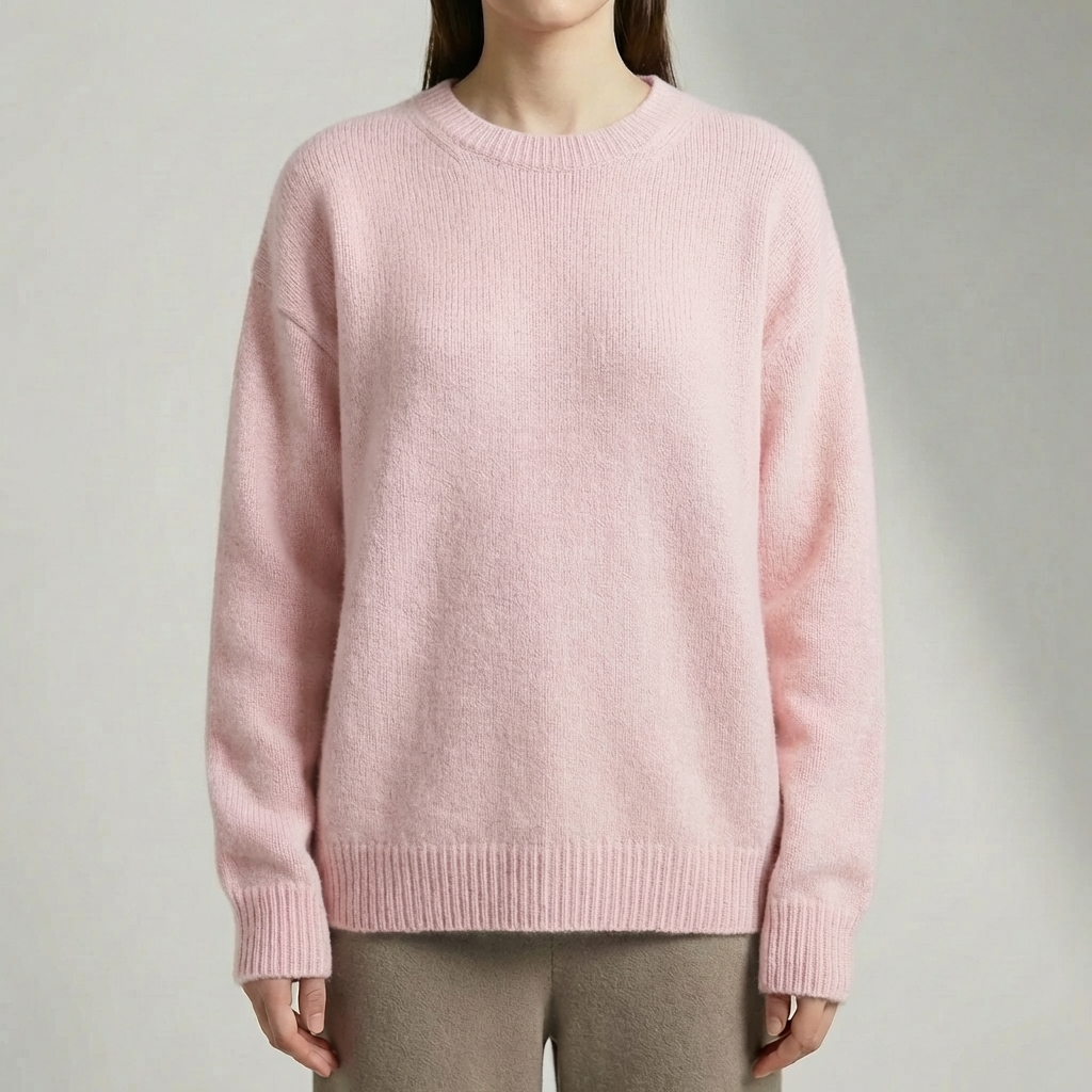 Pullover Sweater Collo Crew Oversize
