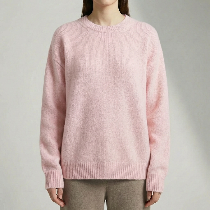 Pullover Sweater Collo Crew Oversize