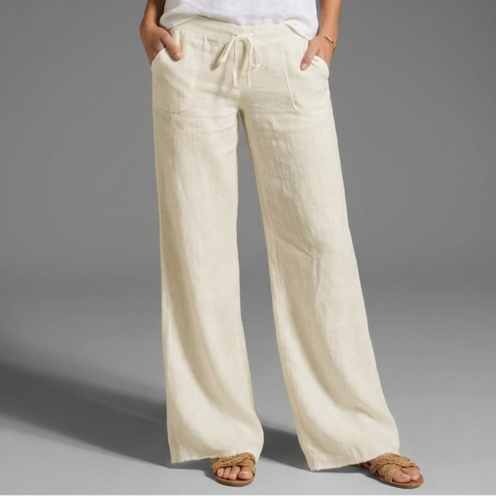 Pantaloni Estivi Liberi in Lino da Donna
