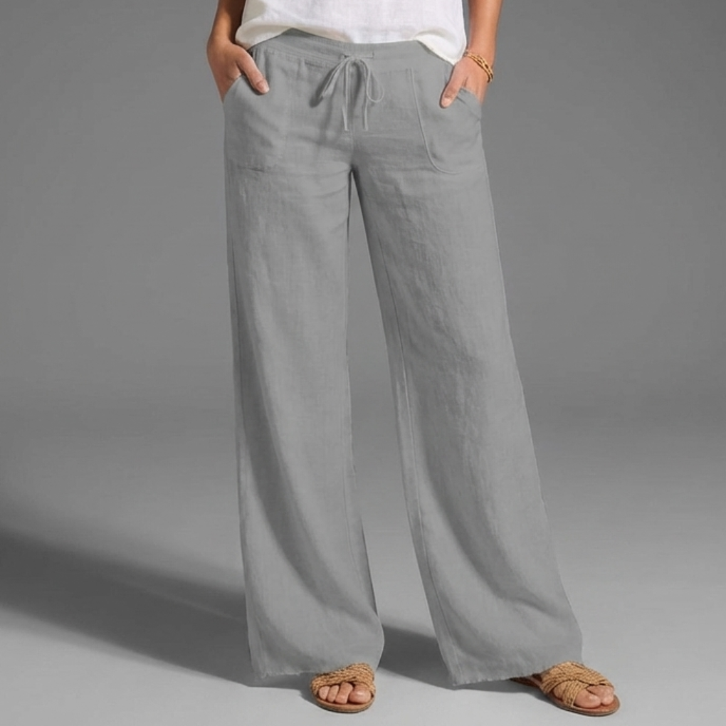 Pantaloni Estivi Liberi in Lino da Donna