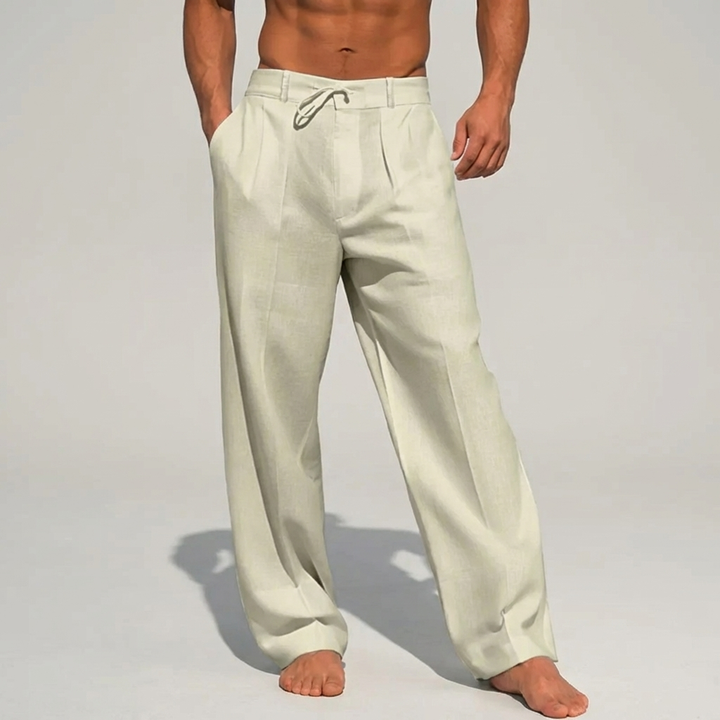 Pantaloni Estivi in Lino Eleganti da Uomo
