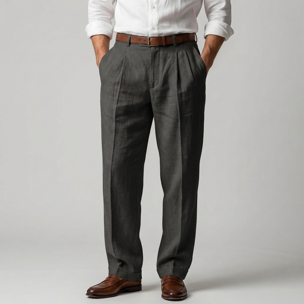 Pantaloni in Lino Leggeri per Uomini