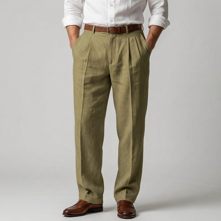 Pantaloni in Lino Leggeri per Uomini