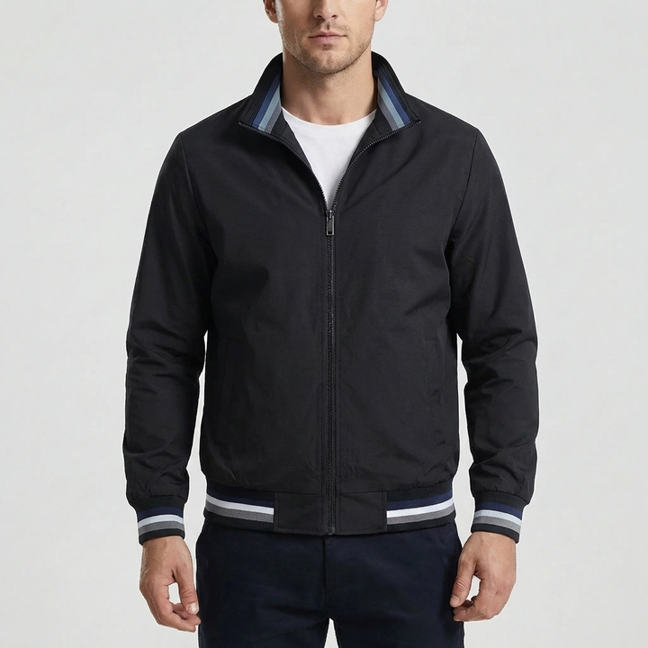 Giacca Bomber Casual Full-Zip per Uomini
