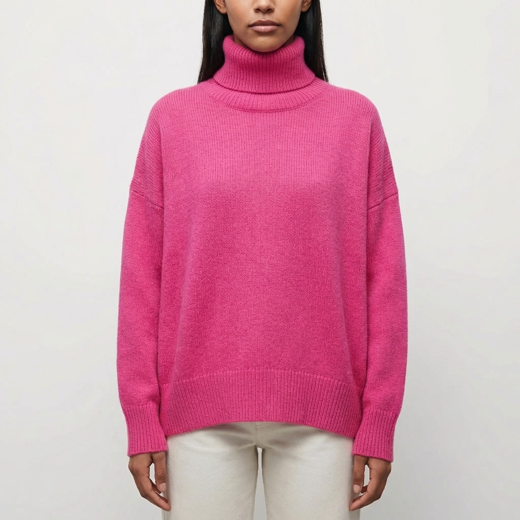 Maglione Collo Alto Slim Fit per Donna