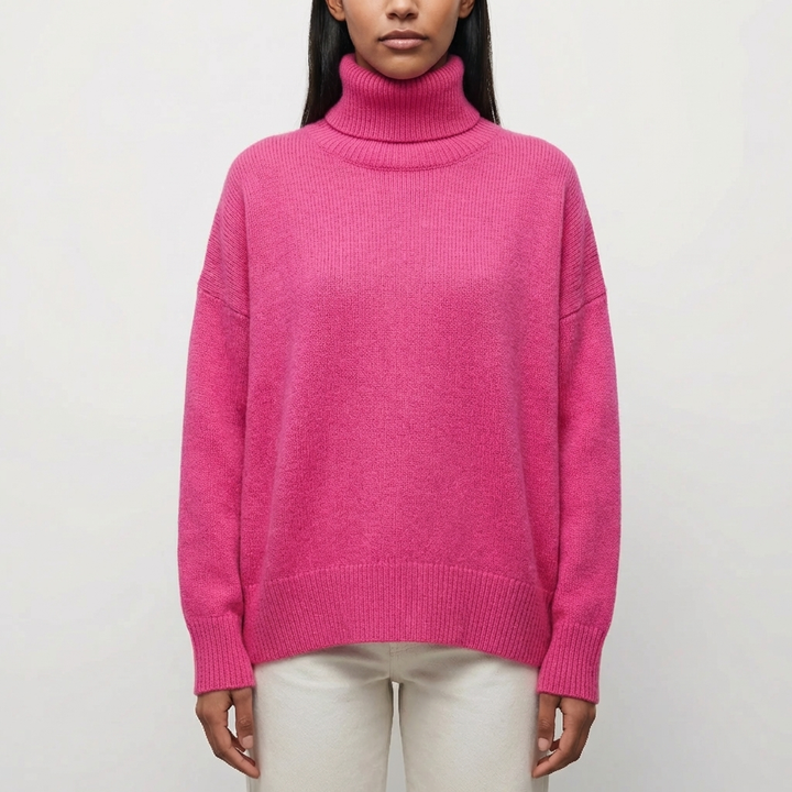 Maglione Collo Alto Slim Fit per Donna