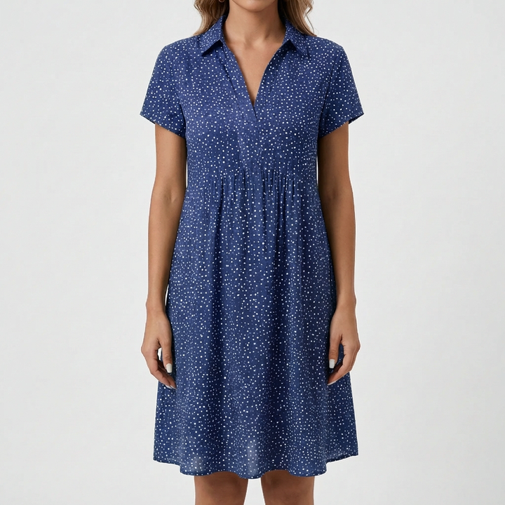 Abito Camicia Midi Con Bottoni