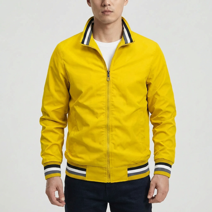 Giacca Bomber Casual Full-Zip per Uomini