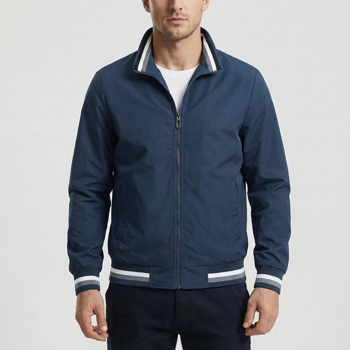 Giacca Bomber Casual Full-Zip per Uomini