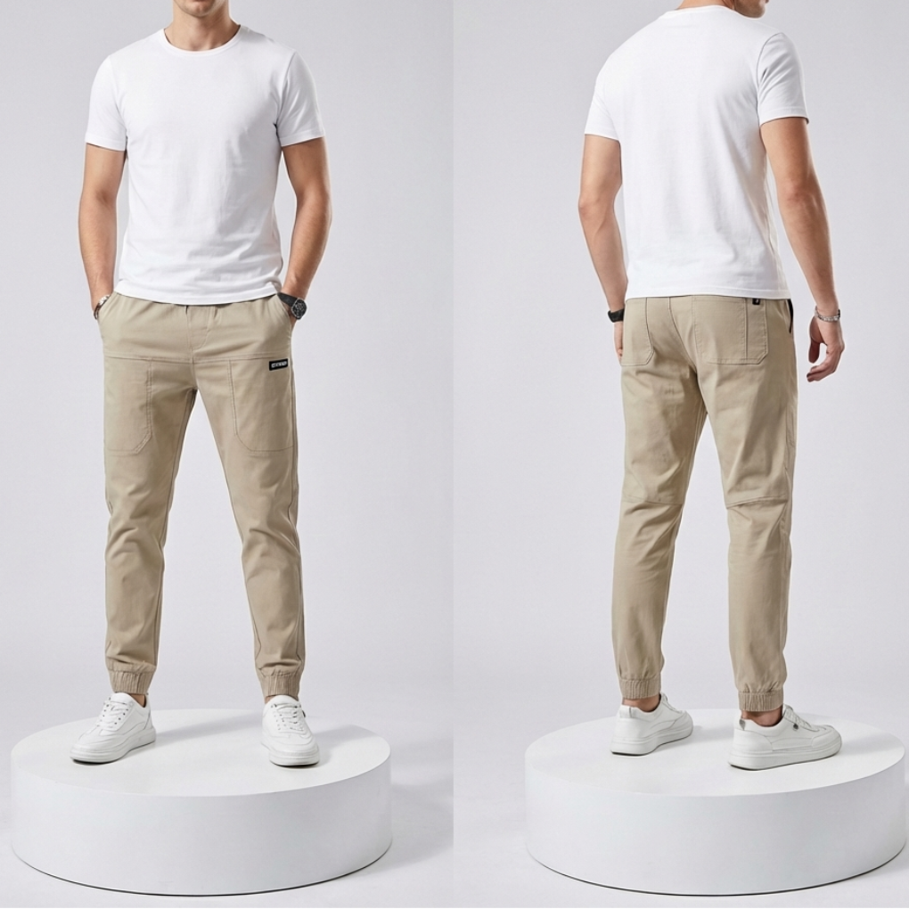 Pantaloni Cargo Elastici per Uomini