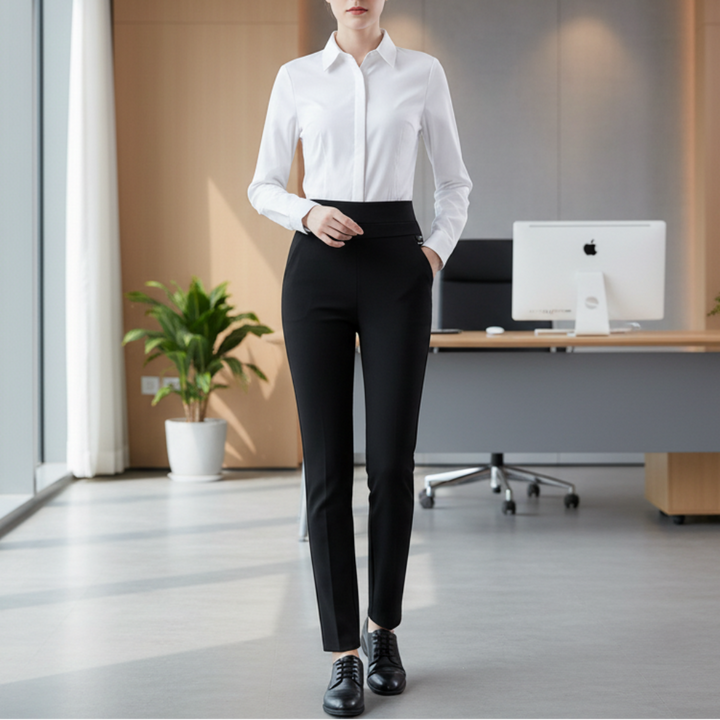 Pantaloni Alti Stretch per Donna