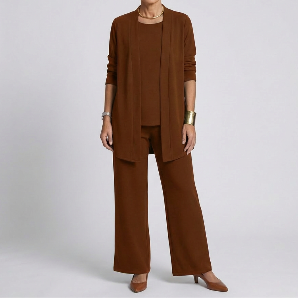Completo Elegante Tre Pezzi per Donna