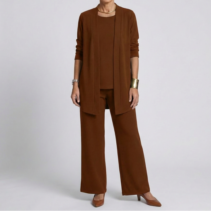Completo Elegante Tre Pezzi per Donna