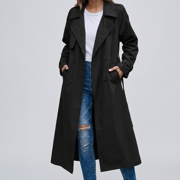Cappotto Trench Stiloso per Donne