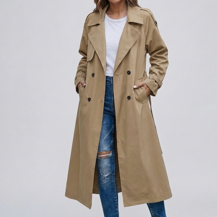 Cappotto Trench Stiloso per Donne
