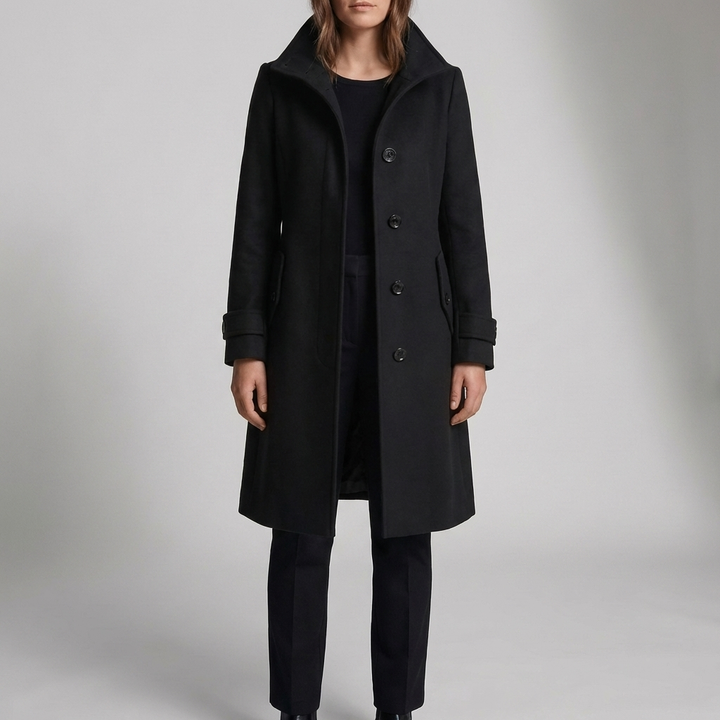 Clarisca - Cappotto Trench Semi-Adattato a Meta Coscia