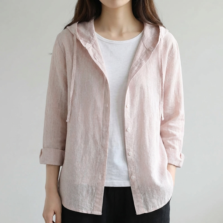 Blusa in Lino Traspirante per Donne