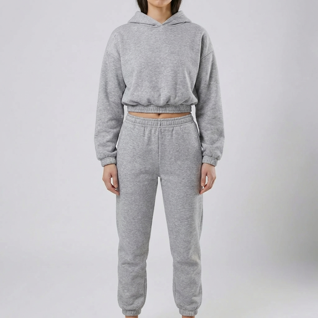 Set Coordinato di Felpa e Pantaloni Jogger