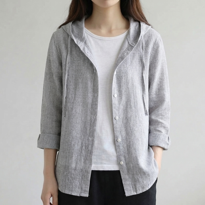 Blusa in Lino Traspirante per Donne