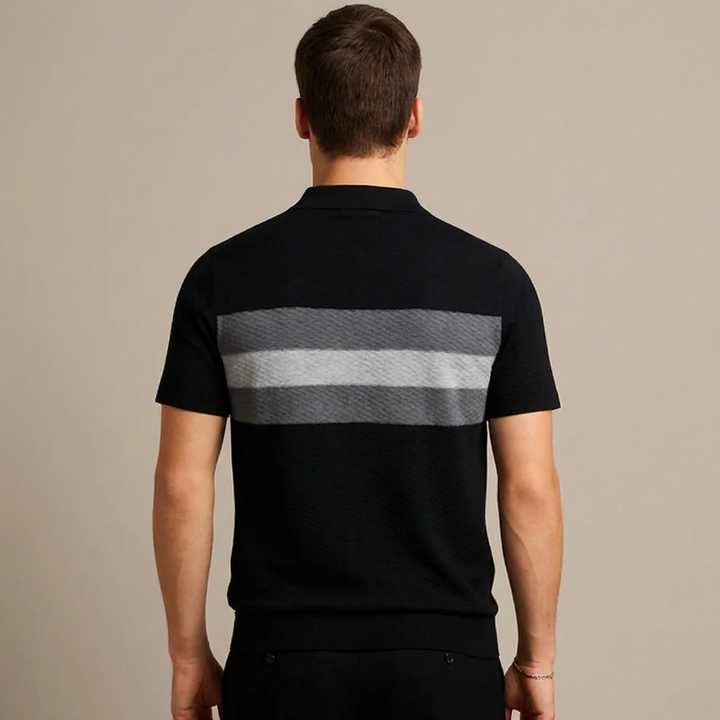 Polo Shirt Design a Righe per Uomini