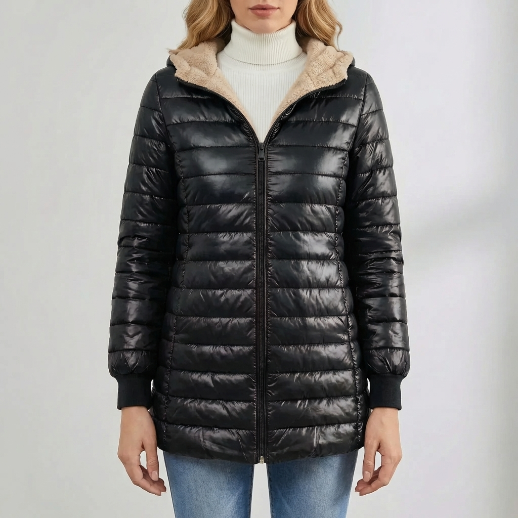 Giacca Invernale Casual Isolata a Quilt