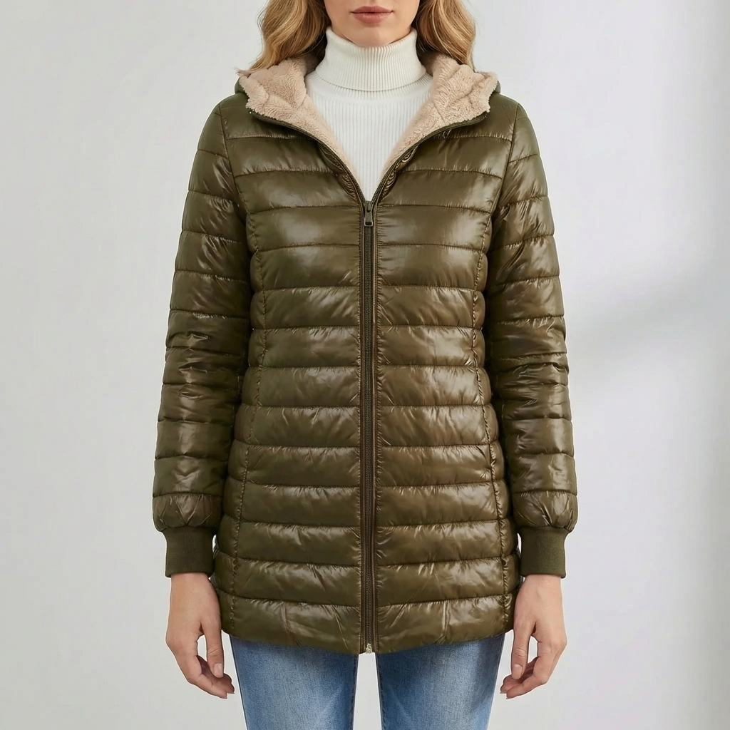 Giacca Invernale Casual Isolata a Quilt