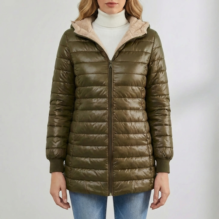 Giacca Invernale Casual Isolata a Quilt