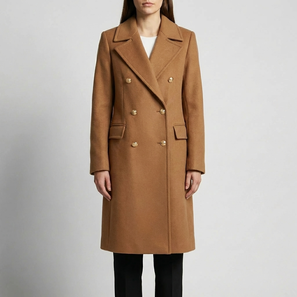 Cappotto Donna Mezzo Lungo Doppio Petto