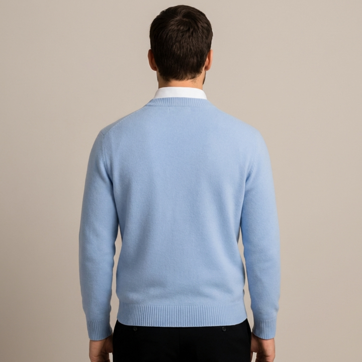 Maglione in lana fine oversize per uomini