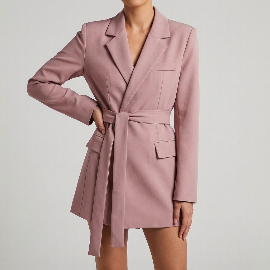 Blazer Con Cintura Per Donne