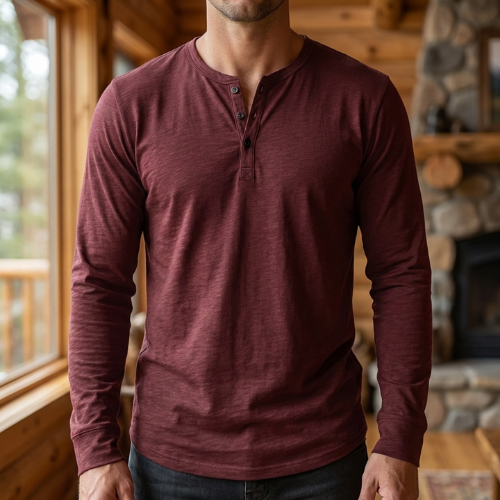 Maglia Lunga Casual Traspirante per Uomini