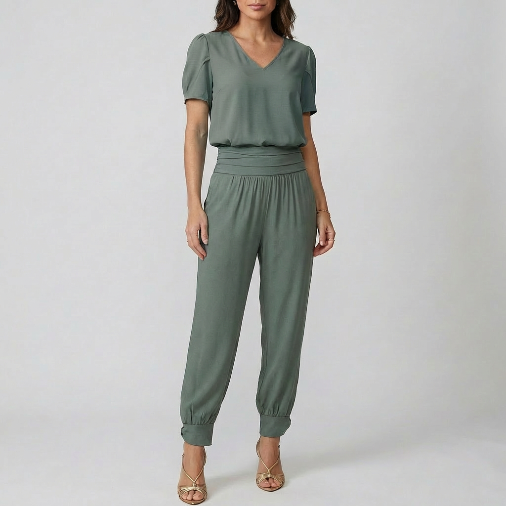 Tuta Chic Stampata Elegante per Donne