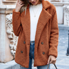 Cappotto a Doppio Petto con Bottoni - Lunghezza Media per Donne