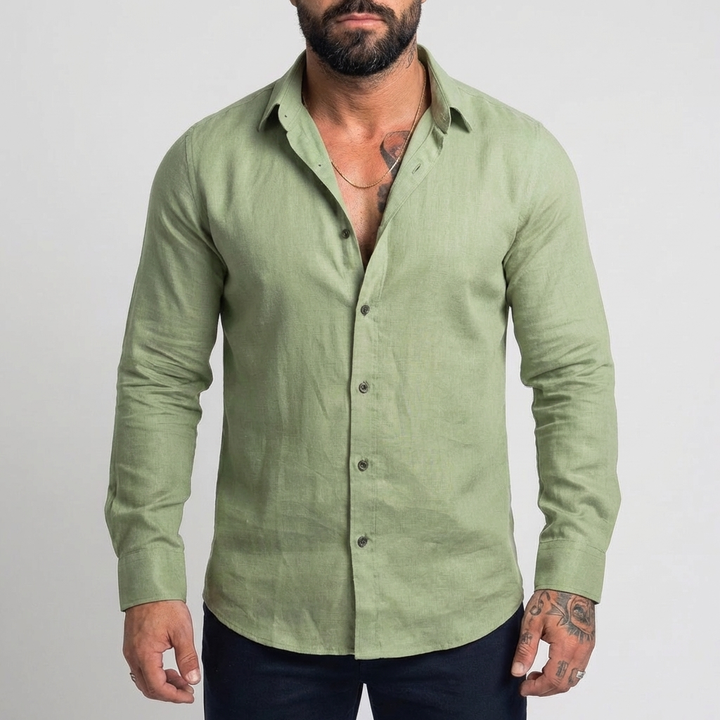 Maniche Lunghe Casual per Uomini