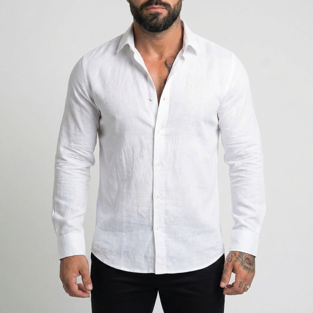 Maniche Lunghe Casual per Uomini