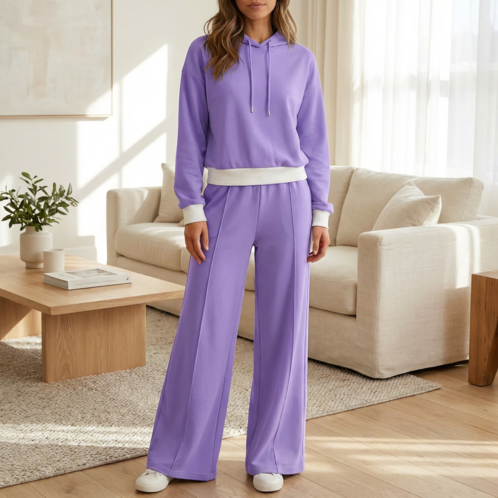 Elegante Set Due Pezzi Jogging Lounge per Donne