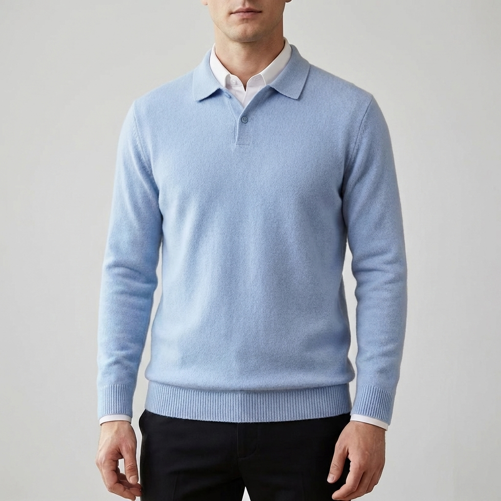 Maglione finto morbido simile lana per uomini