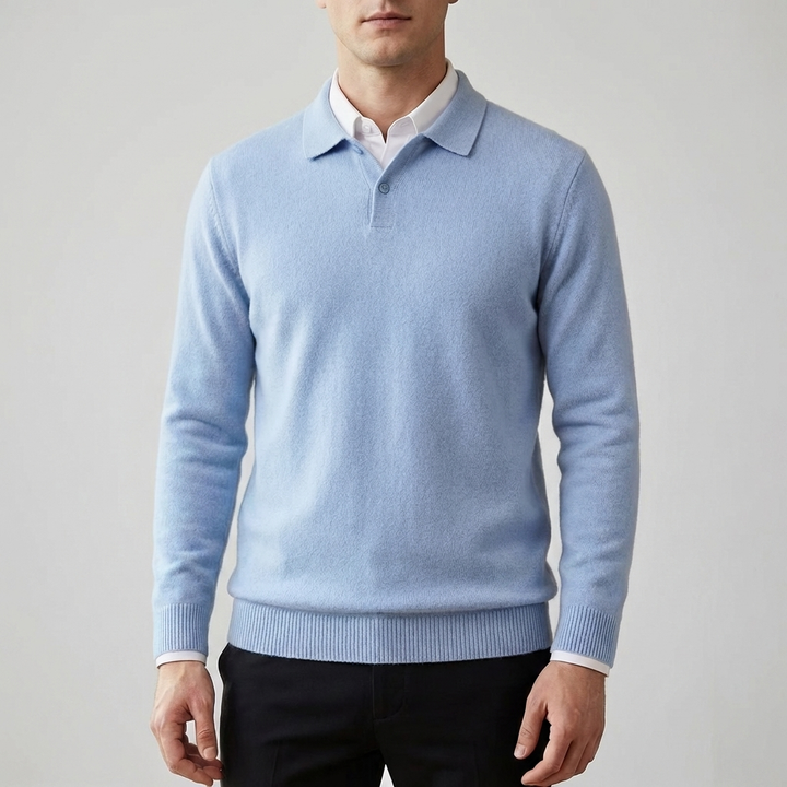 Maglione finto morbido simile lana per uomini