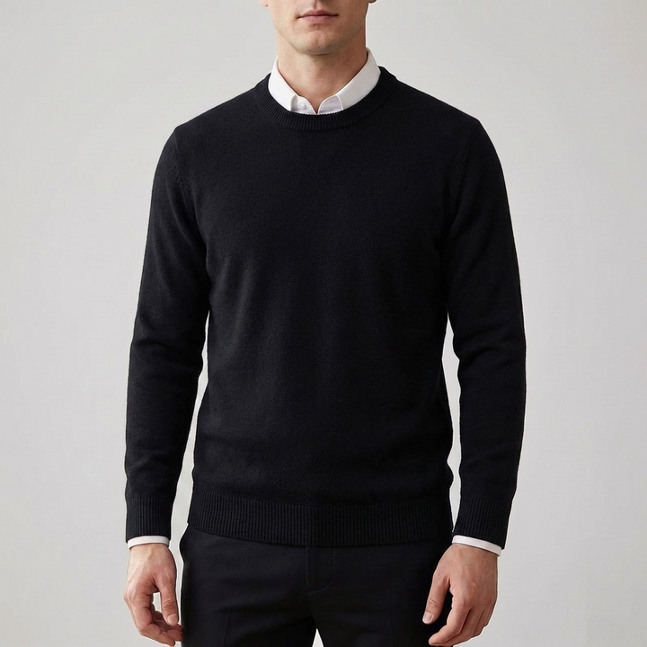 Maglione finto morbido simile lana per uomini